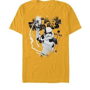 Star Wars Shirts - STAR WARS Storm Trooper Yellow Tee Star Wars Shirts - STAR WARS Storm Trooper Yellow Tee